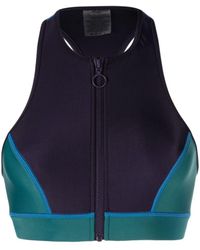 Duskii - Top bikini con design color-block - Lyst