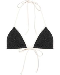 Mc2 Saint Barth - Leah Crinkled Bikini Top - Lyst