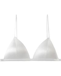 Fleur du Mal - Molded Luxe Triangle Bra - Lyst