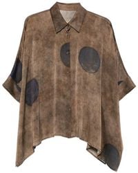 Uma Wang - Toto Spot Button Up Shirt - Lyst