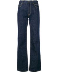 CALVIN KLEIN 205W39NYC High Waisted Flared Jeans - Blue
