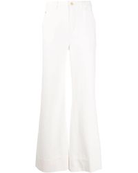 Temperley London Weite 'Fontana' Jeans - Weiß