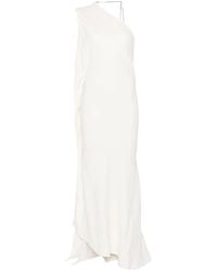 Victoria Beckham - One-Shoulder Chain-Detail Dress - Lyst