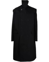 Raf Simons - Abrigo Oversize Con Doble Botonadura - Lyst