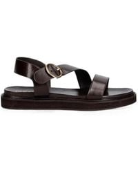 JONAK PARIS - Wash Buckle-Fastening Leather Sandals - Lyst