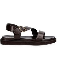 JONAK PARIS - Wash Buckle-Fastening Leather Sandals - Lyst