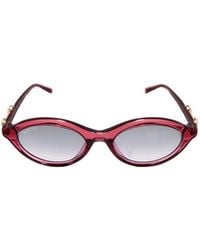 Gucci - Horsebit Oval-Frame Sunglasses - Lyst