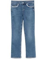 Liu Jo - Crystal-Embellished Jeans - Lyst