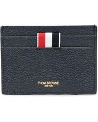 Thom Browne - Logo-print Leather Cardholder - Lyst