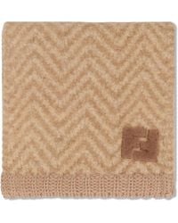 Fendi - Chevron Logo Scarf - Lyst