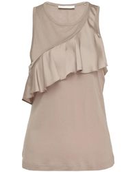 Club21 Collection - Ruffled Jersey Top - Lyst