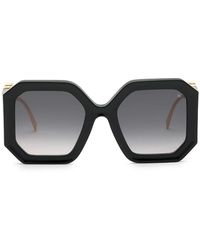 Philipp Plein - Diva Zonnebril Met Oversized Montuur - Lyst