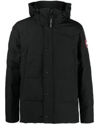 Canada Goose - Padded Hooded Coat - Lyst