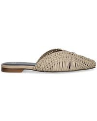 Patrizia Pepe - Woven Fly-Plaque Slides - Lyst