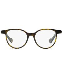 Moncler - Oval-Frame Glasses - Lyst