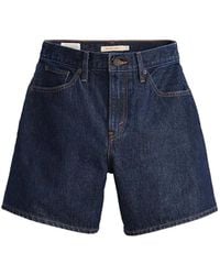 Levi's - High-Waisted Baggy Denim Shorts - Lyst