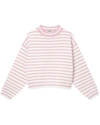 SOSUE - Sailor Striped-Pattern Long-Sleeved Sweater - Lyst