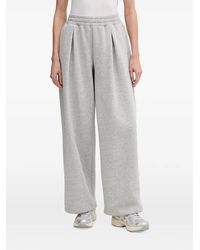 Under Armour - Rival Fleece Script Pleated Wide-Leg Track Pants - Lyst