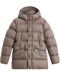 Woolrich - Cloud Quilted Hooded Jacket - Lyst
