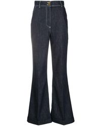 Philosophy Di Lorenzo Serafini Jeans svasati a vita alta - Blu