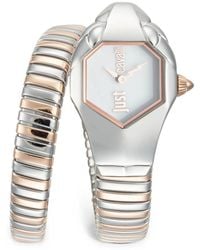 Just Cavalli - Signature Snake 22Mm Watch - Lyst