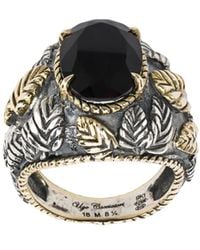 Ugo Cacciatori - Bague À Feuilles Gravées - Lyst