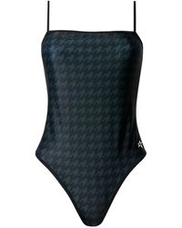 Perfect Moment - Maillot De Bain À Motif Pied-De-Poule Noué Dans Le Dos - Lyst