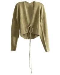 Extreme Cashmere - Nº516 Ella Tie-Fastening Cropped Cardigan - Lyst