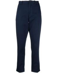 Polo Ralph Lauren - High-Waisted Stretch Twill Trousers - Lyst