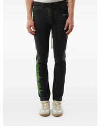 Off-White c/o Virgil Abloh - E.M Slim-Fit Jeans - Lyst