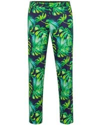 Billionaire - Palm-Print Slim-Fit Trousers - Lyst