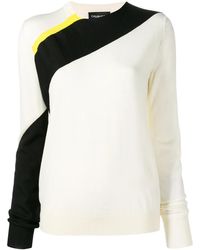 Calvin Klein - Pullover Mit Diagonalen Streifen - Lyst