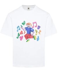 vowels - 3D Front-Print T-Shirt - Lyst