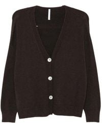 Imperial - V-Neck Button-Down Cardigan - Lyst