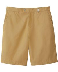 Burberry - Cotton Chino Shorts - Lyst