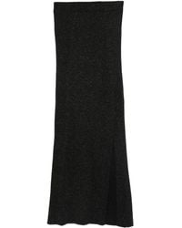 Twinset - Knit Midi Skirt With Lurex - Lyst