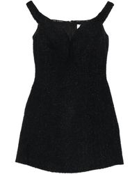 Self-Portrait - V-Neck Mini Dress - Lyst