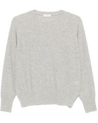Panicale - Sequin-Embellished Side-Slit Sweater - Lyst