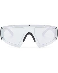 Moncler - Shield-frame Mirrored Sunglasses - Lyst