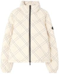Burberry - Check Ambleside Puffer Jacket - Lyst
