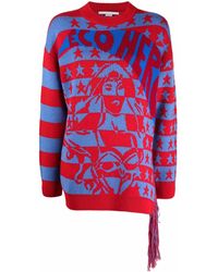 Stella McCartney - Intarsien-Pullover - Lyst