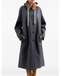 Miu Miu - Hooded Oversized Coat - Lyst