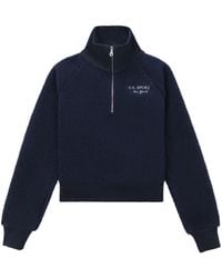 Sporty & Rich - Sudadera con media cremallera - Lyst