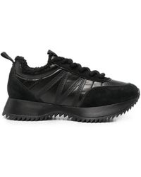 SERGIO MORETTI FIRENZE - Shearling-Lined Panelled Sneakers - Lyst