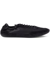 Prada - Baskets Collapse Re-Nylon En Daim - Lyst