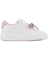 Jimmy Choo - Baskets Diamond Light Maxi F À Nœud Orné De Cristaux - Lyst