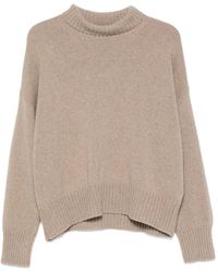 Aragona - Rollkragenpullover Mit Geripptem Besatz - Lyst