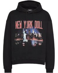 DSquared² - Sudadera Con Capucha Y Motivo Gráfico - Lyst