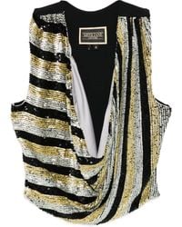 MITILIANE COUTURE - Sequined Striped Top - Lyst