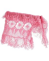 DIOTIMA - Jupe En Crochet À Franges - Lyst